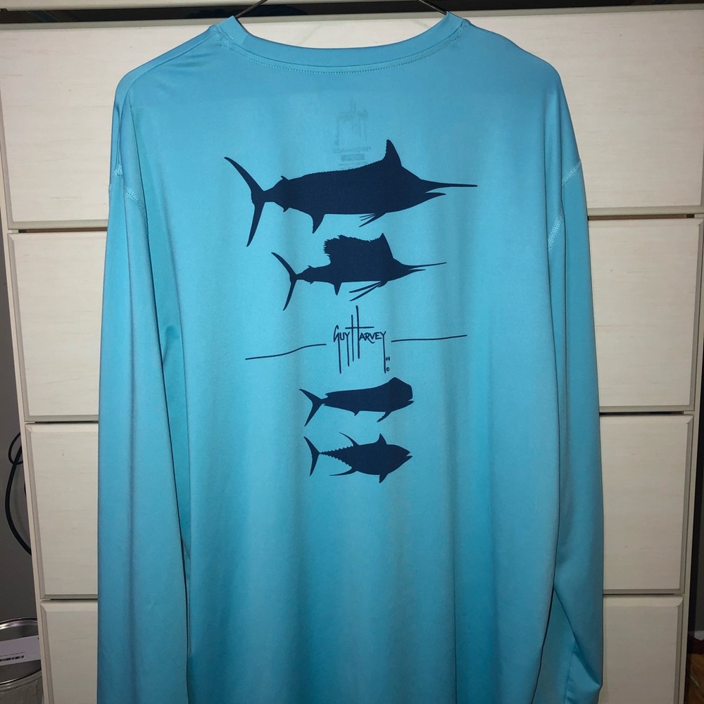 Guy Harvey Blue Long Sleeve